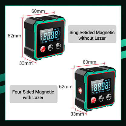 2025 Hot Sale 40% OFF💥Magnetic Digital Angle Finder with Electronic Laser