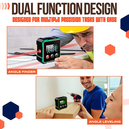 2025 Hot Sale 40% OFF💥Magnetic Digital Angle Finder with Electronic Laser