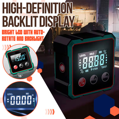 2025 Hot Sale 40% OFF💥Magnetic Digital Angle Finder with Electronic Laser