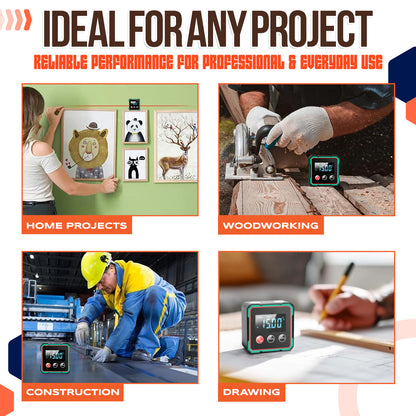 2025 Hot Sale 40% OFF💥Magnetic Digital Angle Finder with Electronic Laser